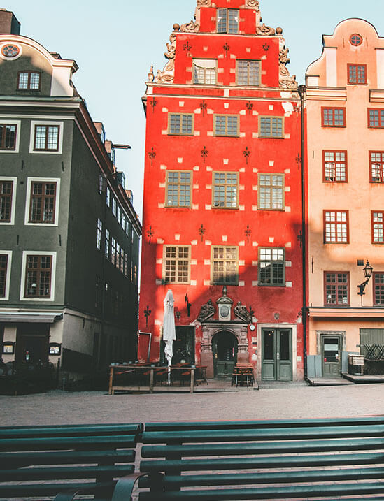 Red Painted Building